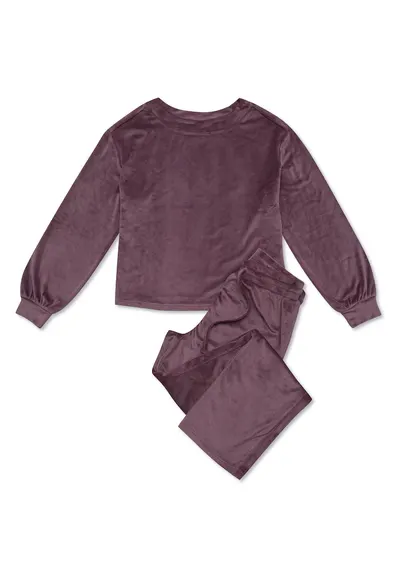 Costum de dama Jazzy Roz inchis - Roz