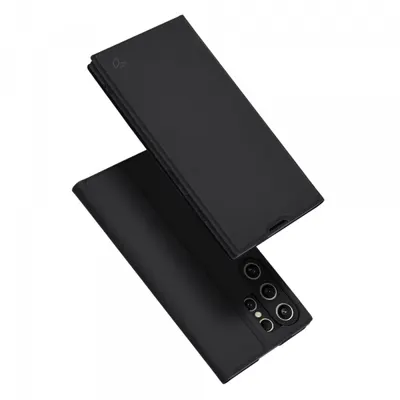 Husa pentru Samsung Galaxy S24 Ultra S928, Techsuit, Magskin Book, Neagra