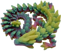 3D Print 3D Morph Lab - Dragon, Gemstone, gradient, curcubeu, luminescent