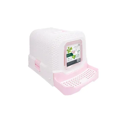 Litiera Suez Rattan M-Pets Roz 69 x 42 x 41 cm