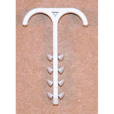 Clema dubla pentru fixare tub 12-25mm cu diblu lipit ( nu necesita surub) semiomega