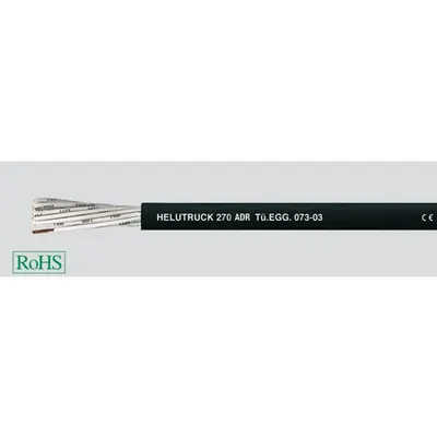 Cablu electric auto HELUTRUCK 270 FLRYY 3x1mm, cu manta PVC rezistenta si omologare ADR