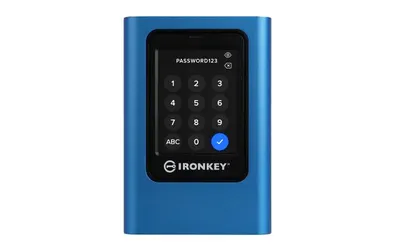 SSD extern KINGSTON Vault Privacy 80, 960 GB, USB 3.x Gen 1, Albastru
