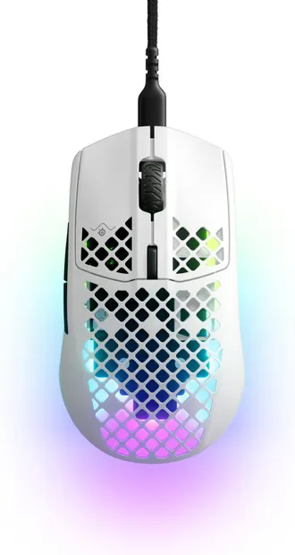 Mouse gaming SteelSeries - Aerox 3 (2022), optic, alb