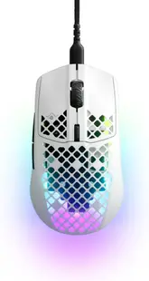 Mouse gaming SteelSeries - Aerox 3 (2022), optic, alb