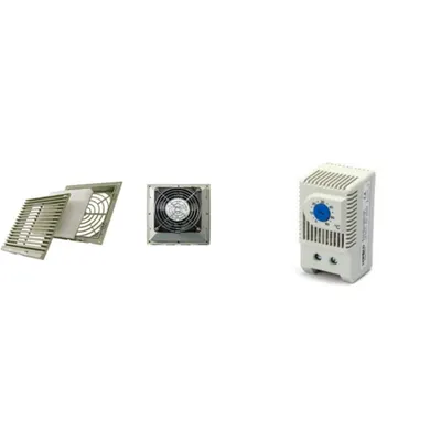 Solutie Ultra-Performanta Racire si Filtrare Tablou Electric Industrial: Ventilator 224x224mm cu Grilaj/Filtru si Termostat