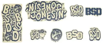 BSD Frame Sticker Pack - Jonesin' Frame 2021