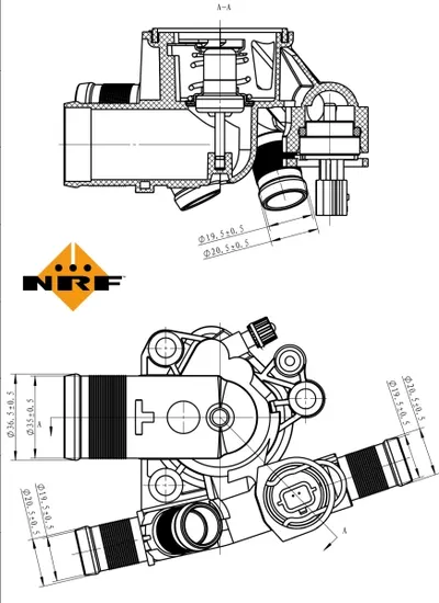 Termostat Sistem Racire (89 C, in Carcasa) Potrivit Nissan Qashqai I, X-Trail Ii; Renault Espace Iv, Grand Scenic Ii, Koleos I, Laguna, Laguna Ii, Laguna Iii, Latitude 1.5d 2.0d 08.05