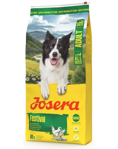 JOSERA Festival 12,5 kg hrană pui și somon câini pretențioși, cu sos delicios