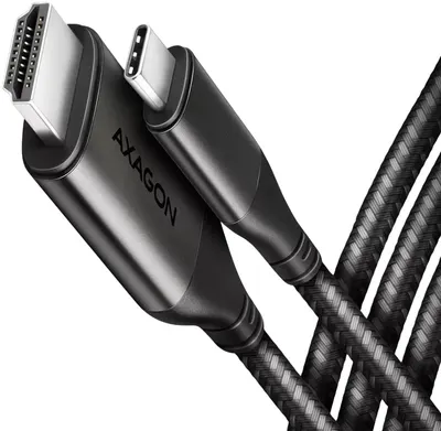 Cablu AXAGON - RVC-HI2MC, USB-C/HDMI 4K/60Hz, 1.8 m, negru