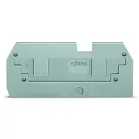 Step-down cover plate; 1 mm thick; only for 2-conductor 283-901 terminal block; orange