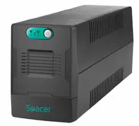 UPS Spacer Line Interactive fara management, 1500VA/ 900W, AVR, 4 x socket Schuko, indicatie status cu LED, 2 x baterii 12V/9Ah