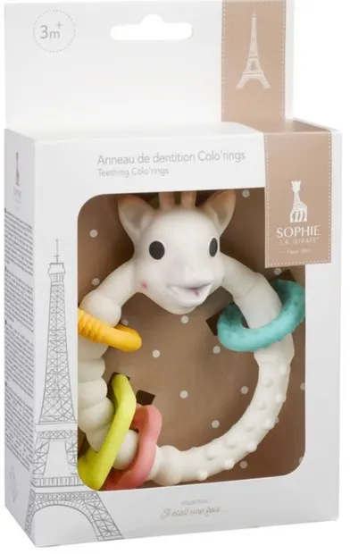 Jucărie rotundă pentru dentiție Sophie la Girafe - So Pure