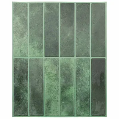 vidaXL Plăci dreptunghiulare 50 buc. Verde închis 29 x 23 x 0,08 cm
