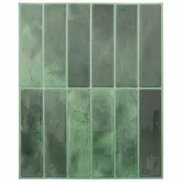 vidaXL Plăci dreptunghiulare 50 buc. Verde închis 29 x 23 x 0,08 cm