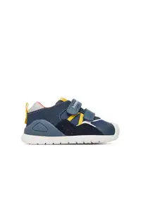 Pantofi sport copii - velcro - bleumarin - tesatura