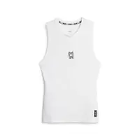 Tricou alergare bărbați Hoops PUMA White