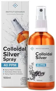 Colloidal Silver Spray cu argint coloidal, 40 PPM, 100 ml, Institut Katharos