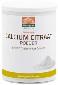Calcium Citrate Powder, 125 g, Mattisson Healthstyle