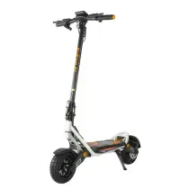 Trotineta electrica KuKirin A1, viteza 45 km/h, autonomie 45km, motor 800W, baterie 48V/13Ah, roti 10inch (Argintiu/Negru)