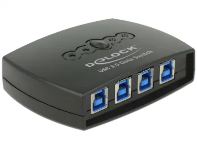 Sharing Switch USB 3.0 4 PC x 1 periferica, Delock 87724