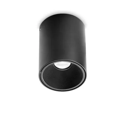 Lampa cu montaj pe tavan Nitro pl round d10 Negru