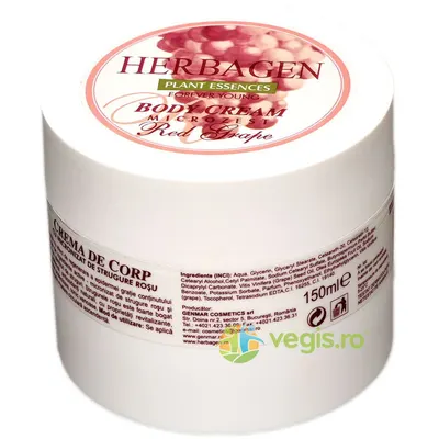 Crema de Corp cu Micronizat de Strugure Rosu 150ml