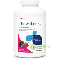 Vitamina C Masticabila cu Aroma de Fructe 500mg 180tb vegetale