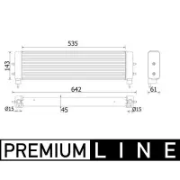 Radiator ulei, ulei motor MAHLE CLC 94 000P