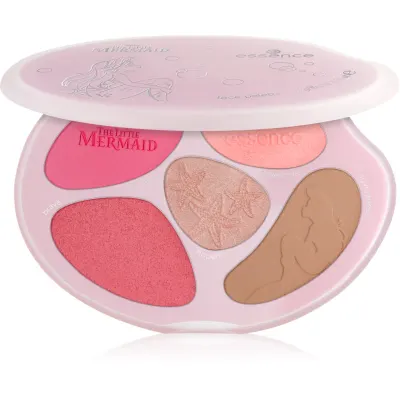 essence Disney The Little Mermaid paletă de farduri pentru obraji culoare 01 The World Is My Oyster! 8.9 g