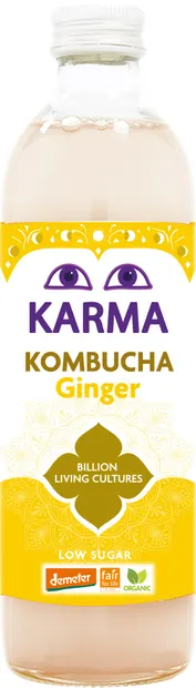 Kombucha Demeter cu ghimbir, 500 ml, Karma