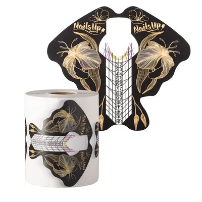 Set NAILSUP Șabloane Profesionale Construcție Unghii, 300 buc