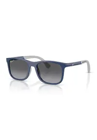 Ochelari de soare polarizati cu lentile in degrade - Gri deschis/Bleumarin