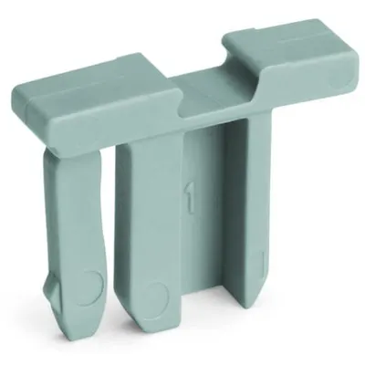 Pin cover; with marker slot for miniature WSB; gray