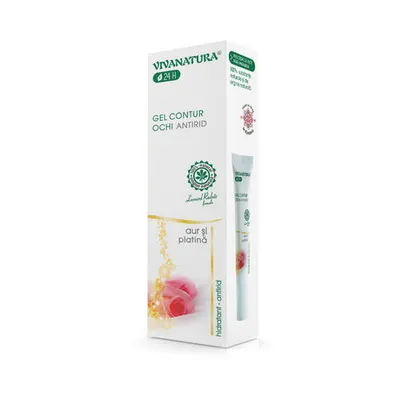 Serum-Gel Contur Ochi Antirid, Anticearcăn, 15ml | Vivanatura