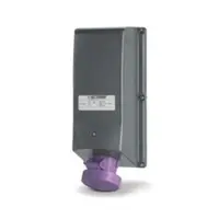 Priza interblocabilan32A 2P 12h 40-50V 130X260MM terminal cu surubcu interblocaj electric
