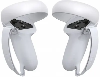Mânere pentru controller Kiwi Design - Oculus Quest 2, albe