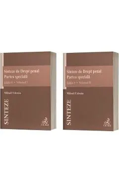 Sinteze de Drept penal. Partea speciala Vol.1 + Vol.2 Ed.6