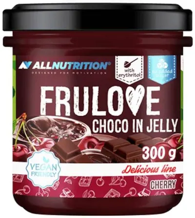FruLove Choco In Jelly, cireșe, 300 g, AllNutrition