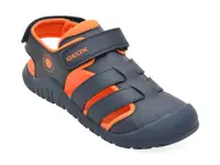 Sandale GEOX bleumarin, J650JA, din piele ecologica