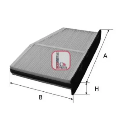 Filtru, aer habitaclu SOFIMA S 3148 C
