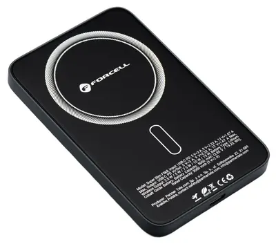Baterie portabilă Forcell - F-Energy SuperSlim F5K8, 5000 mAh, MagSafe, negru