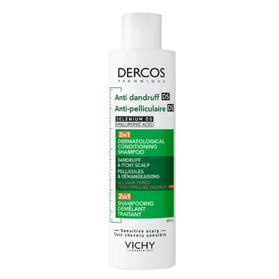 Sampon si balsam 2 in 1 anti-matreata pentru toate tipurile de par Dercos, Vichy | 200 ml