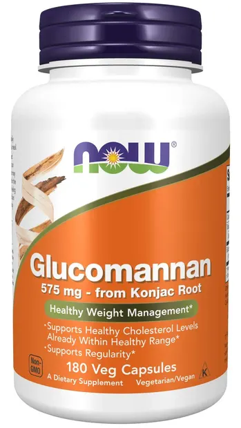 Glucomannan, 575 mg, 180 capsule, Now