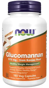 Glucomannan, 575 mg, 180 capsule, Now