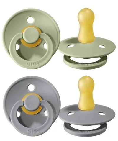 Suzete Bibs - Colour, 2 buc, 6-18 luni, Sage/Cloud