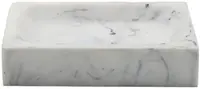 Suport pentru săpun Inter Ceramic - Lane, 11.2 x 7.5 x 2.5 cm,marmură albă