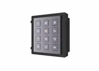 Modul de extensie videointerfon cu tastatura Hikvision DS-KD-KP permite formarea codului de apartament sau a codului de acces mo