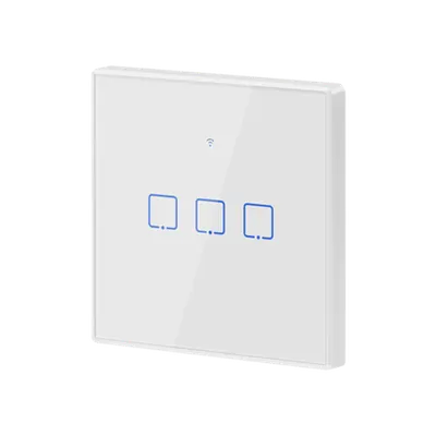 Intrerupator Triplu Wi-Fi Smart Tx2-195017 Alb, Tip Eu