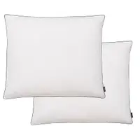 vidaXL Perne cu umplutură din puf/pene, 2 buc., 70 x 60 cm, alb